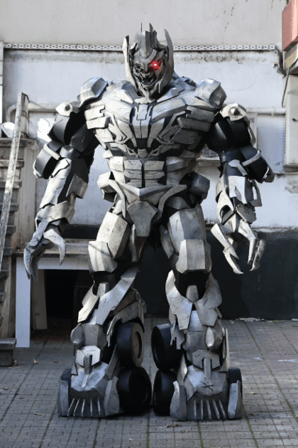 Dark Steel Warlord Armor full frontal view cosplay costume